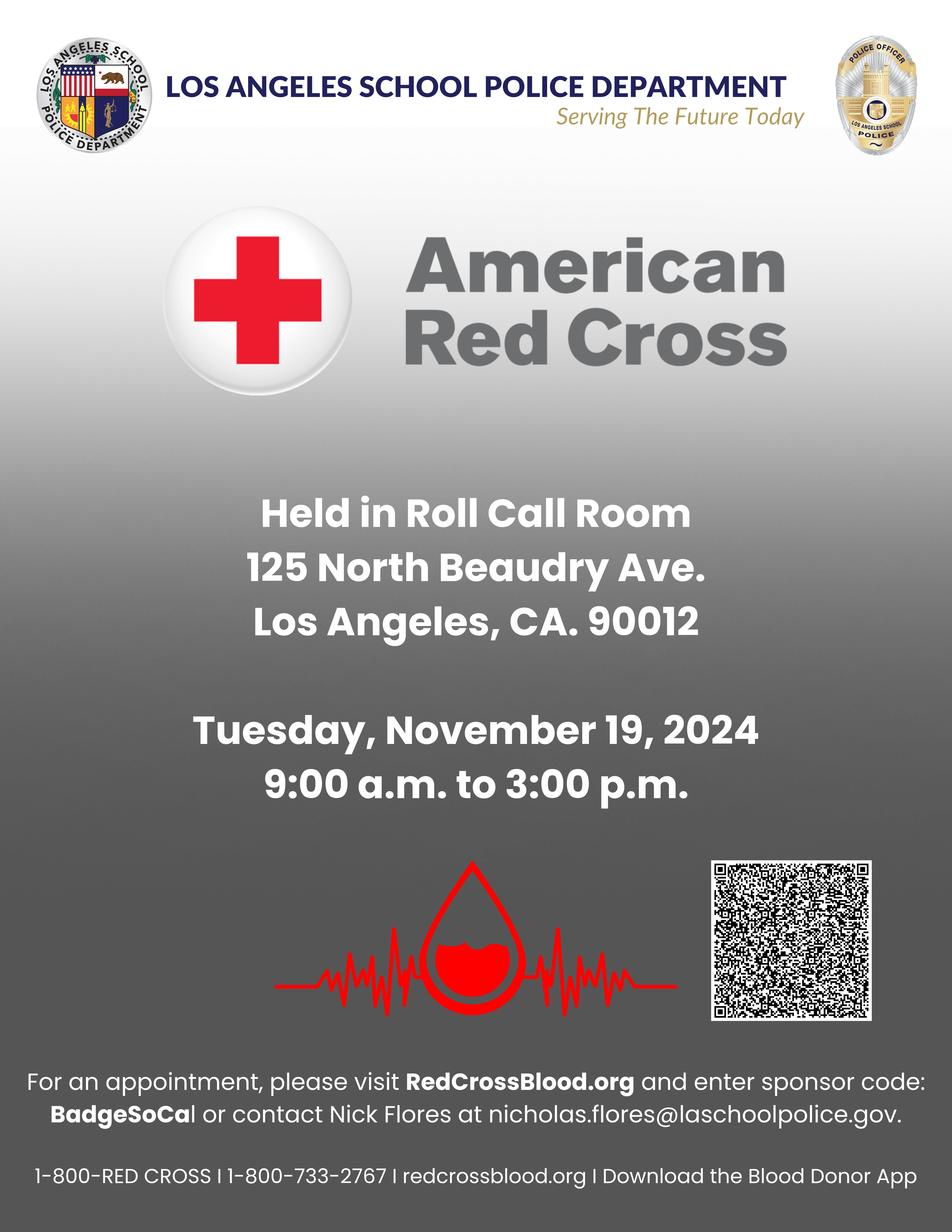 LASPD Blood Drive